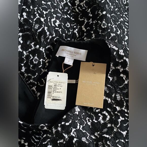 MICHAEL KORS COLLECTION Lace Sheath Minidress size 6 - Picture 11 of 12